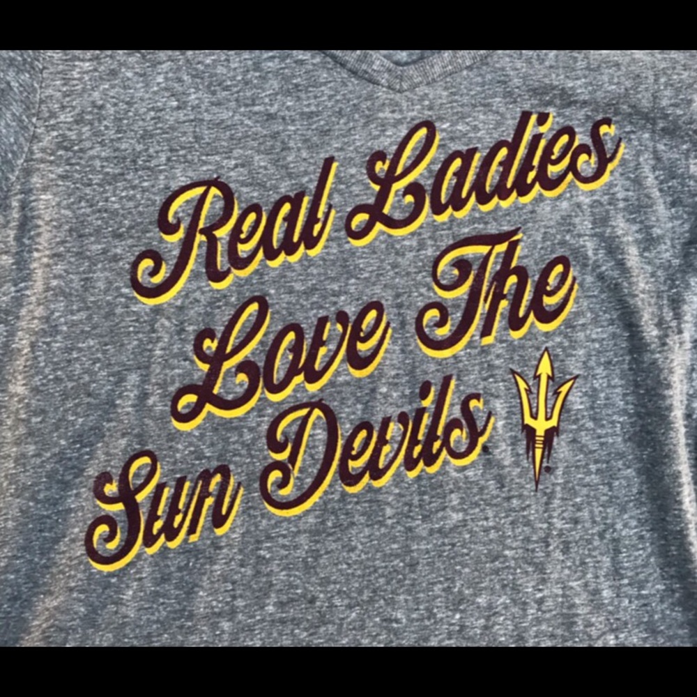 Arizona State Sun Devils Ladies V-neck T-Shirt XL